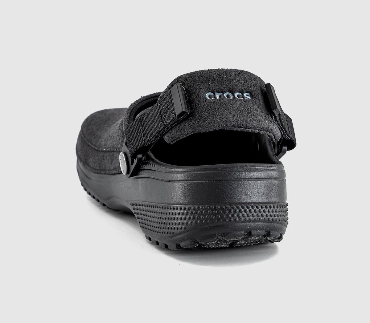 CrocsClassic Crafted Suede ClogBlack