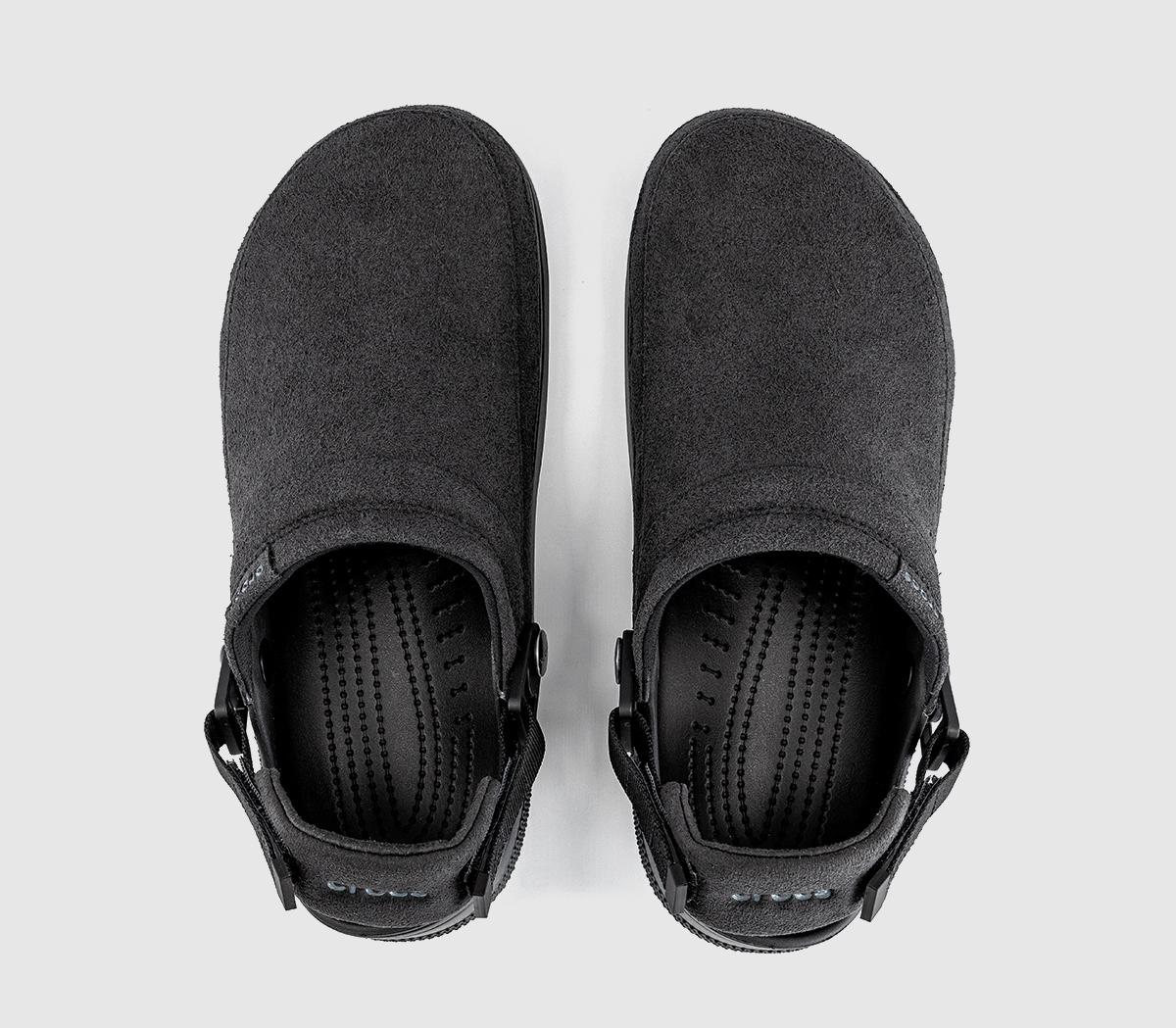 CrocsClassic Crafted Suede ClogBlack