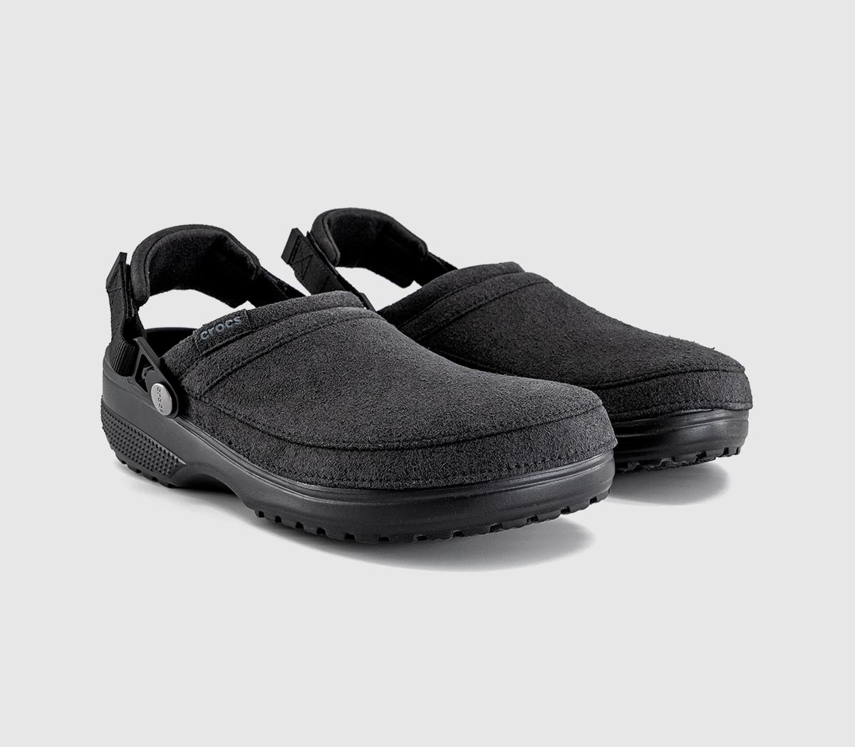 CrocsClassic Crafted Suede ClogBlack