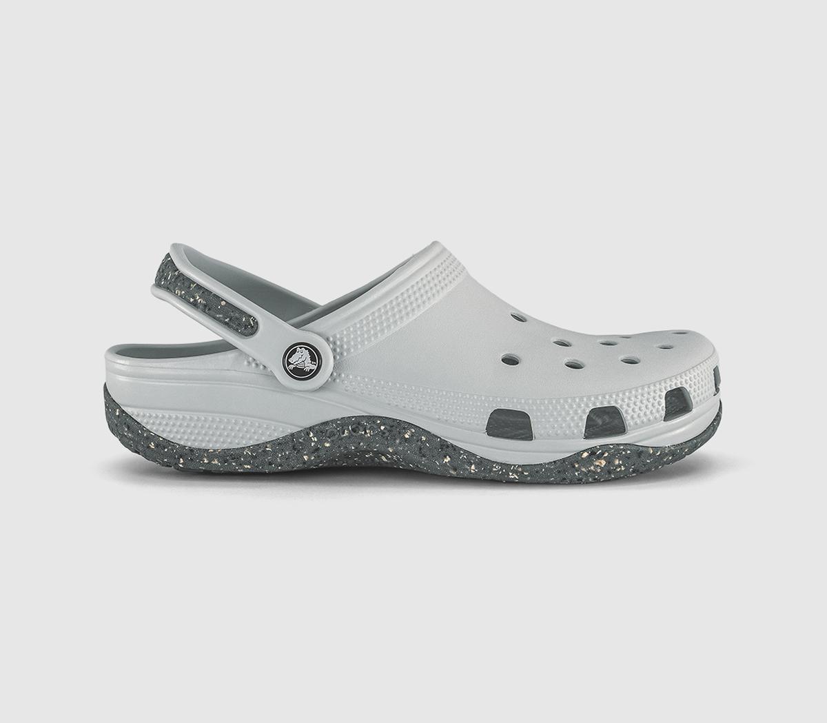 Crocs Classic Evo Clogs Atmosphere  Grey in Men's Size 8, Office Shoes