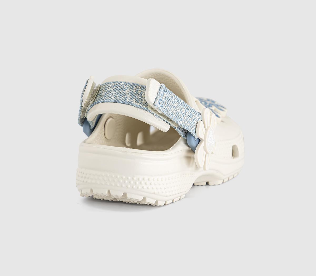 CrocsClassic Denim Clogs ToddlerSummit White