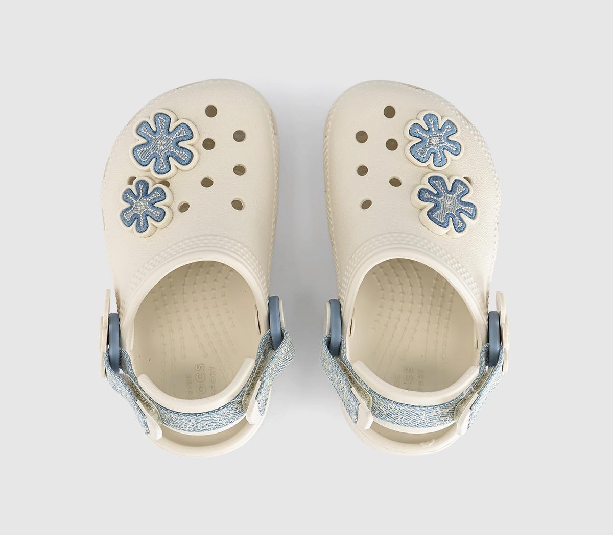 CrocsClassic Denim Clogs ToddlerSummit White