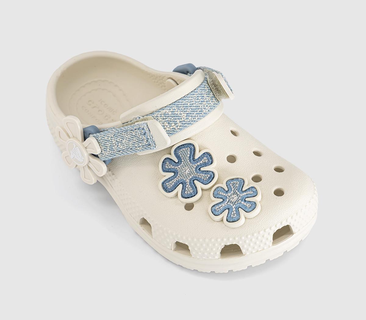 CrocsClassic Denim Clogs ToddlerSummit White