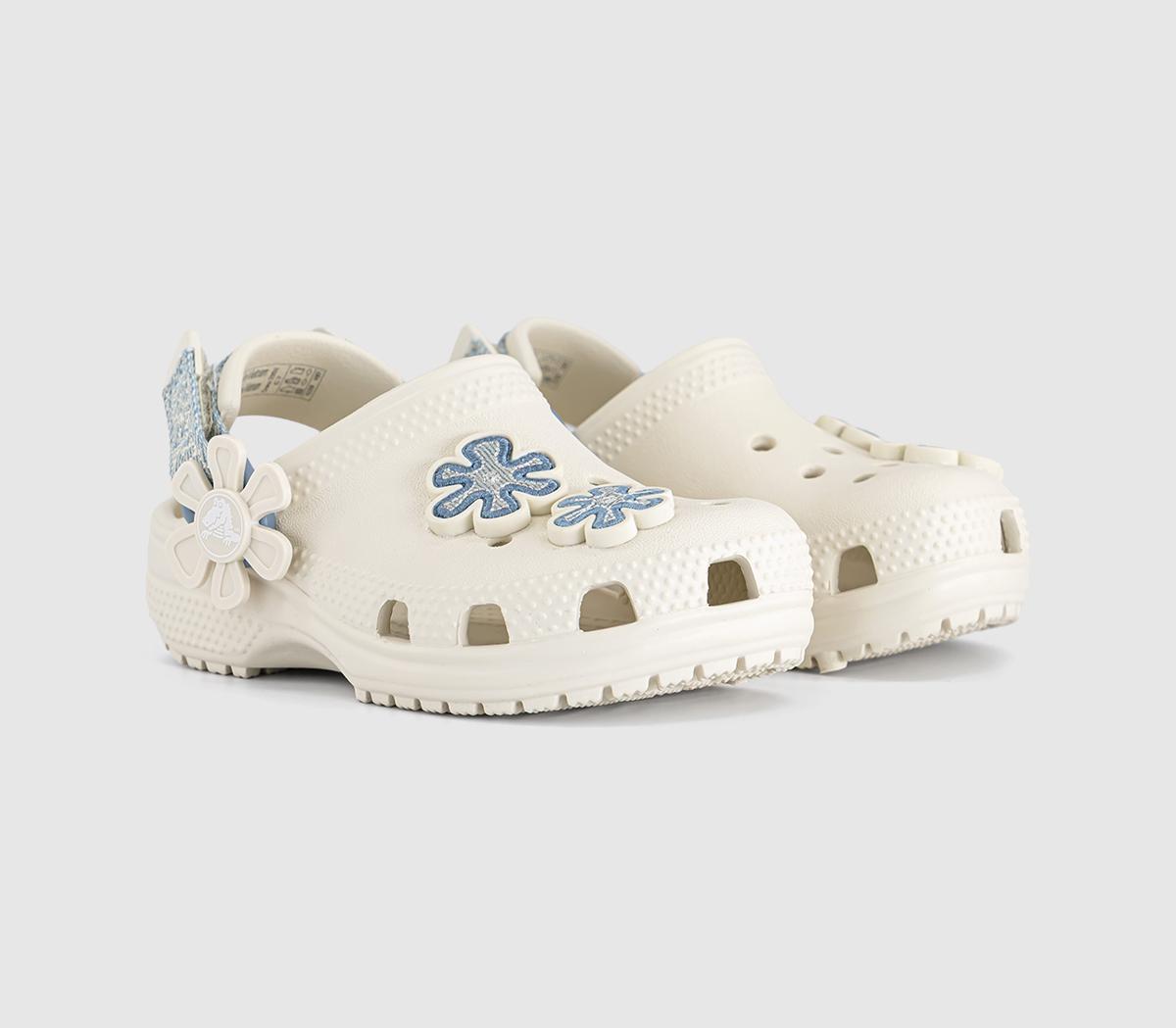 CrocsClassic Denim Clogs ToddlerSummit White