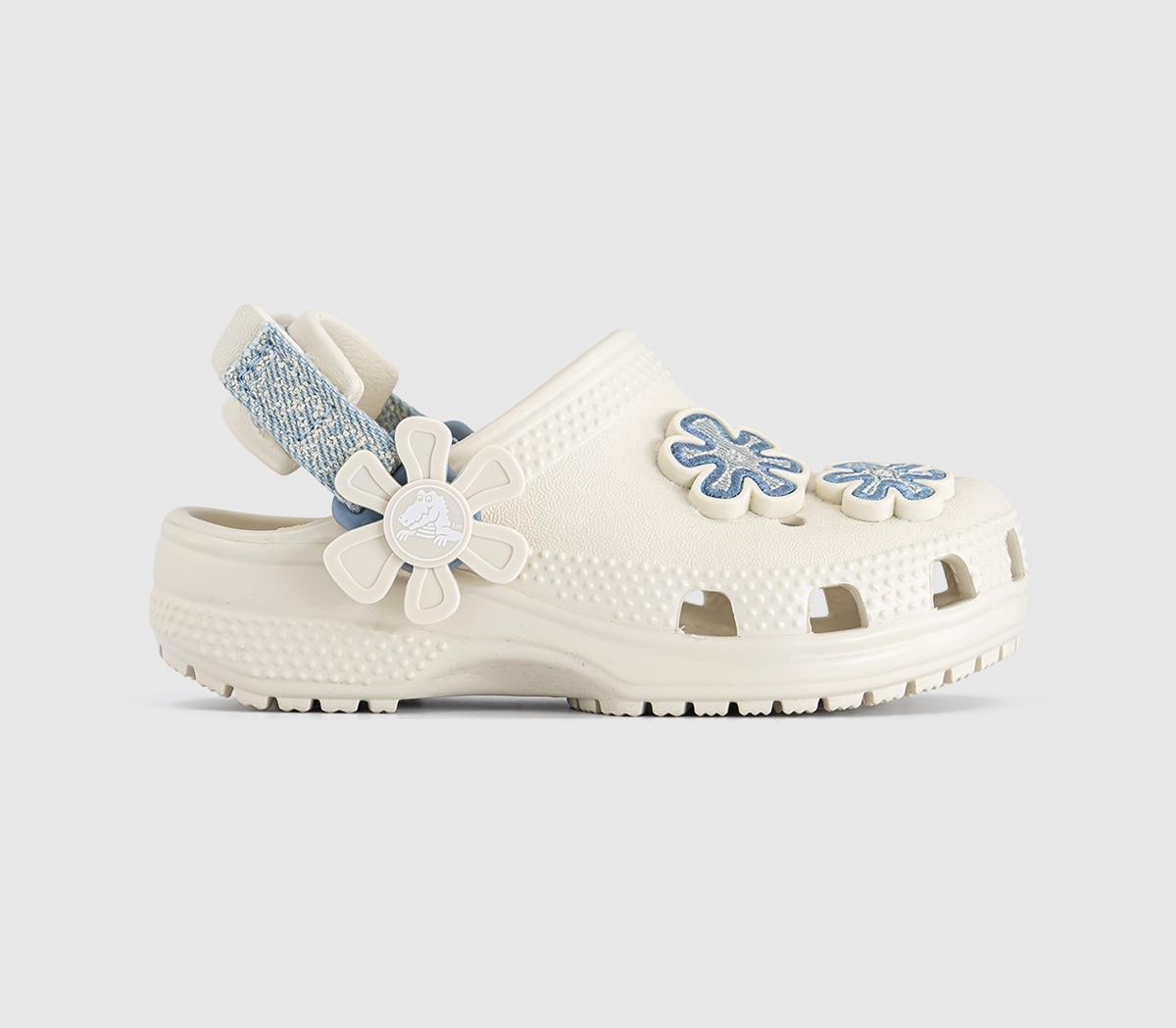 CrocsClassic Denim Clogs ToddlerSummit White