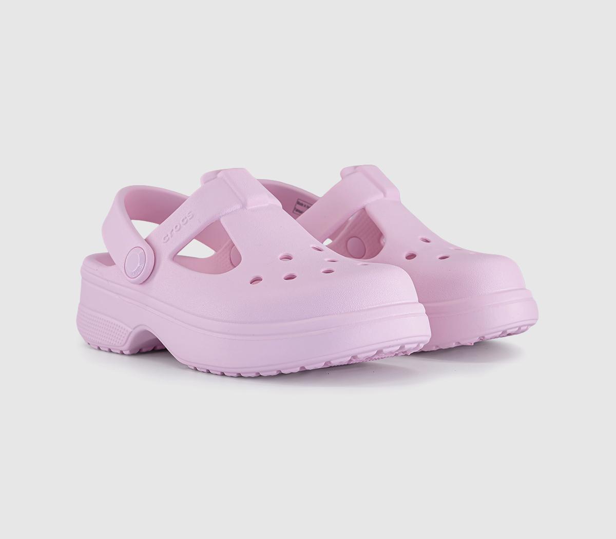 CrocsClassic Mary Jane Clogs KidsPink Milk