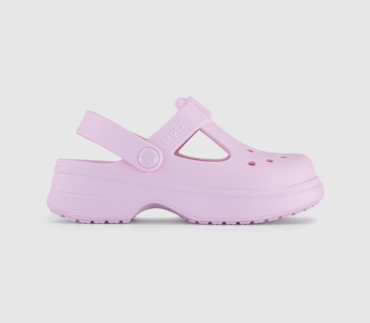 Crocs Classic Mary Jane Clogs Milk Pink in Kids  Size 12 , Office Shoes