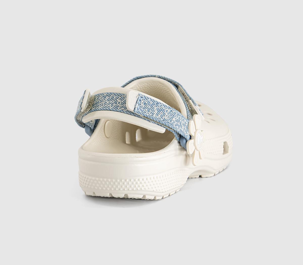 CrocsClassic Denim Clogs KidsSummit White