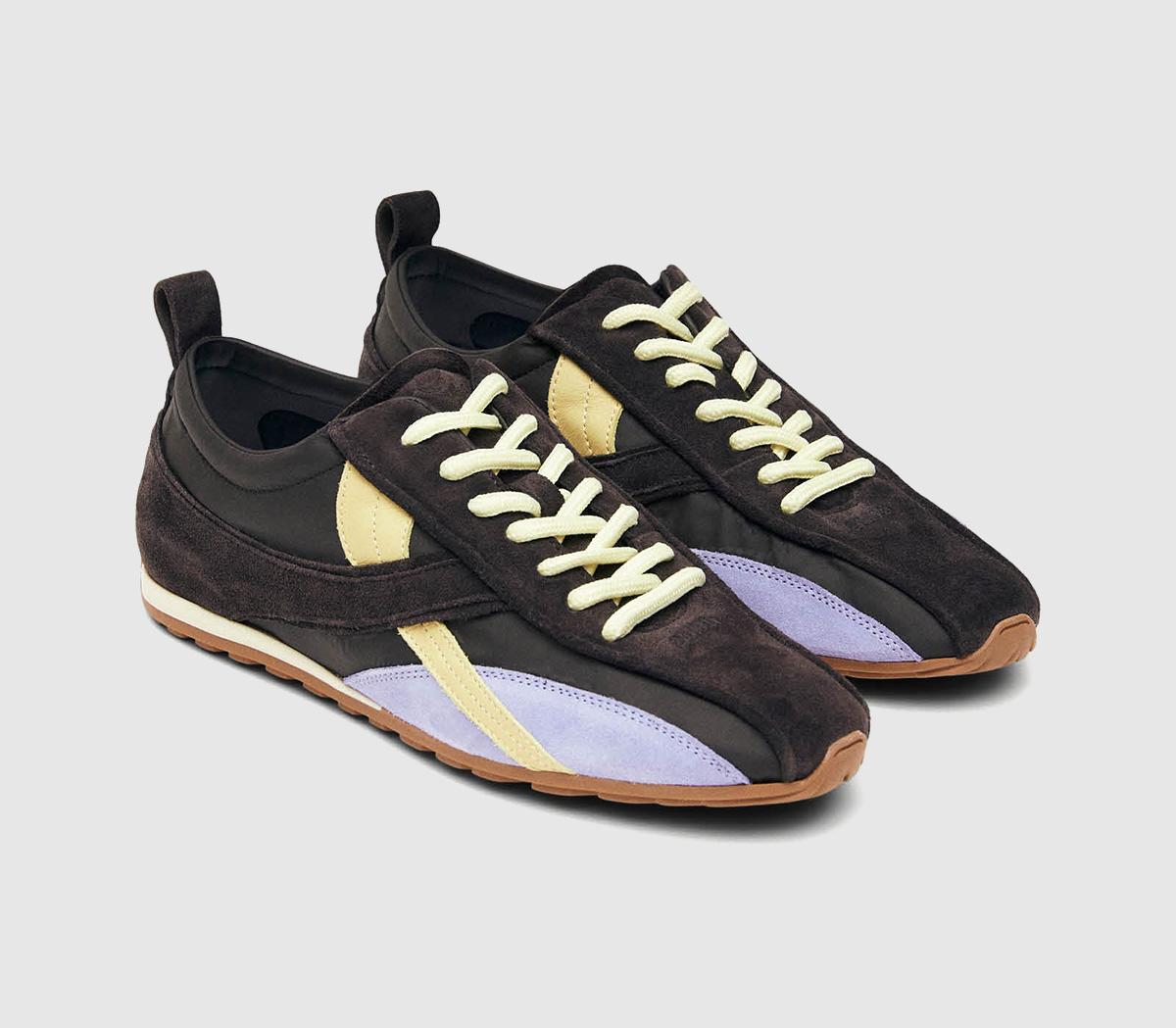 ALOHAS TB.304 Trainers Brown Suede - Flat Shoes for Women