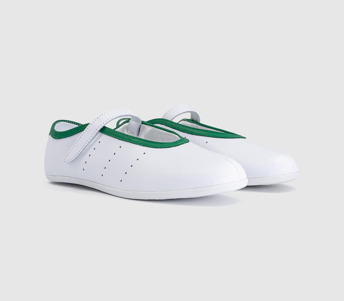 adidasStan Smith Low Ballet TrainersWhite White Green