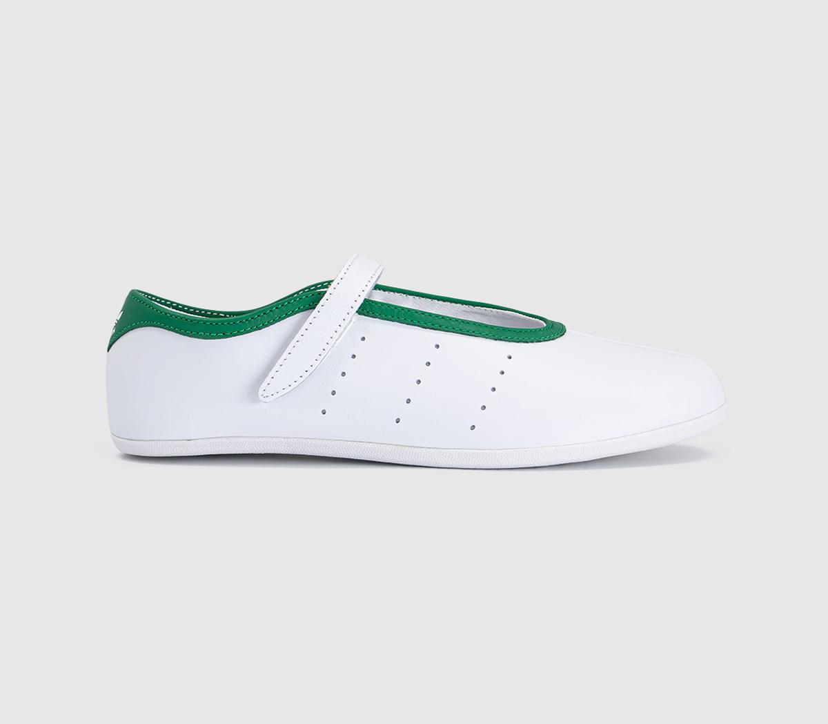 adidasStan Smith Low Ballet TrainersWhite White Green
