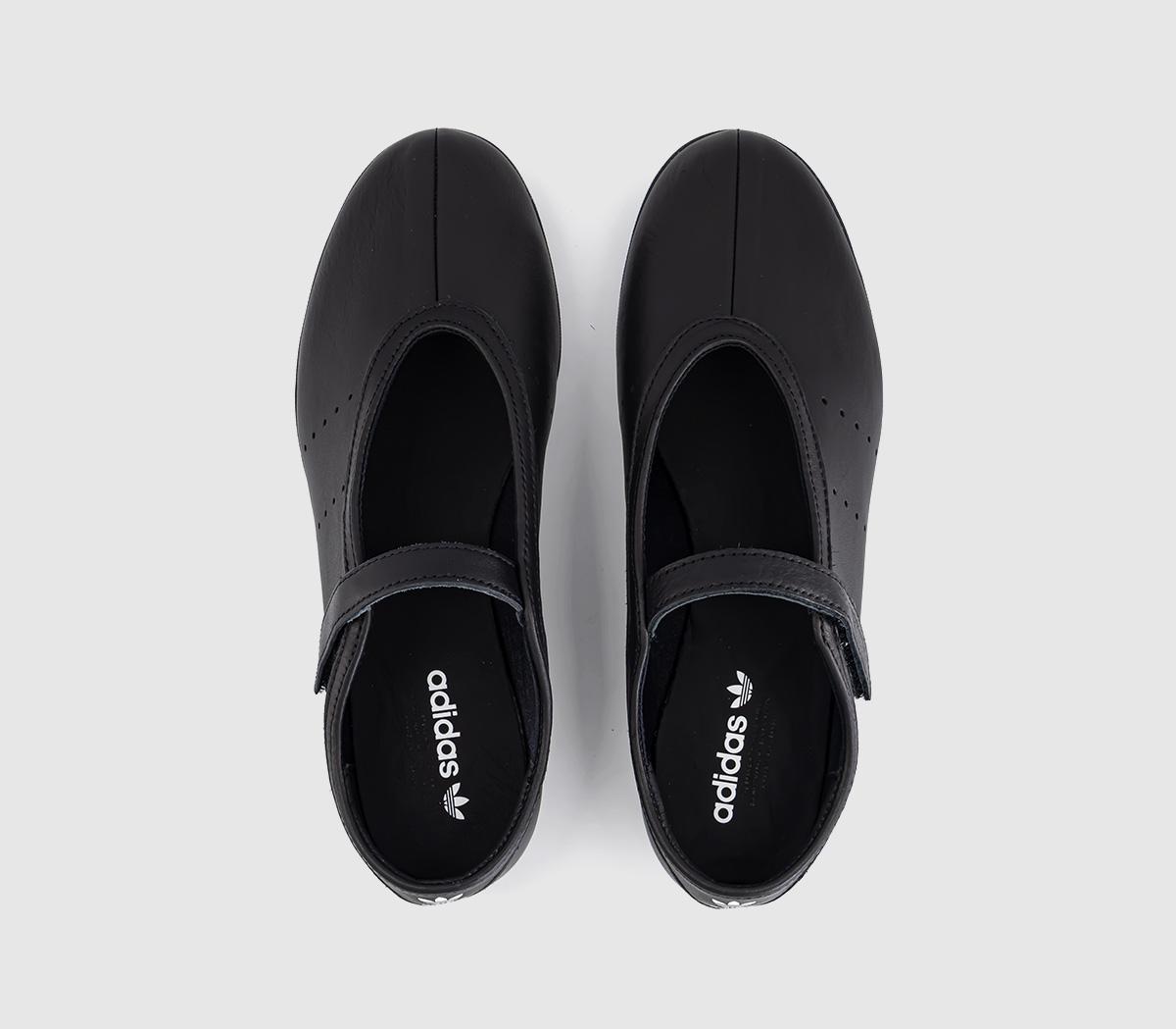 adidasStan Smith Low Ballet PumpsCore Black Cream White Gold Met