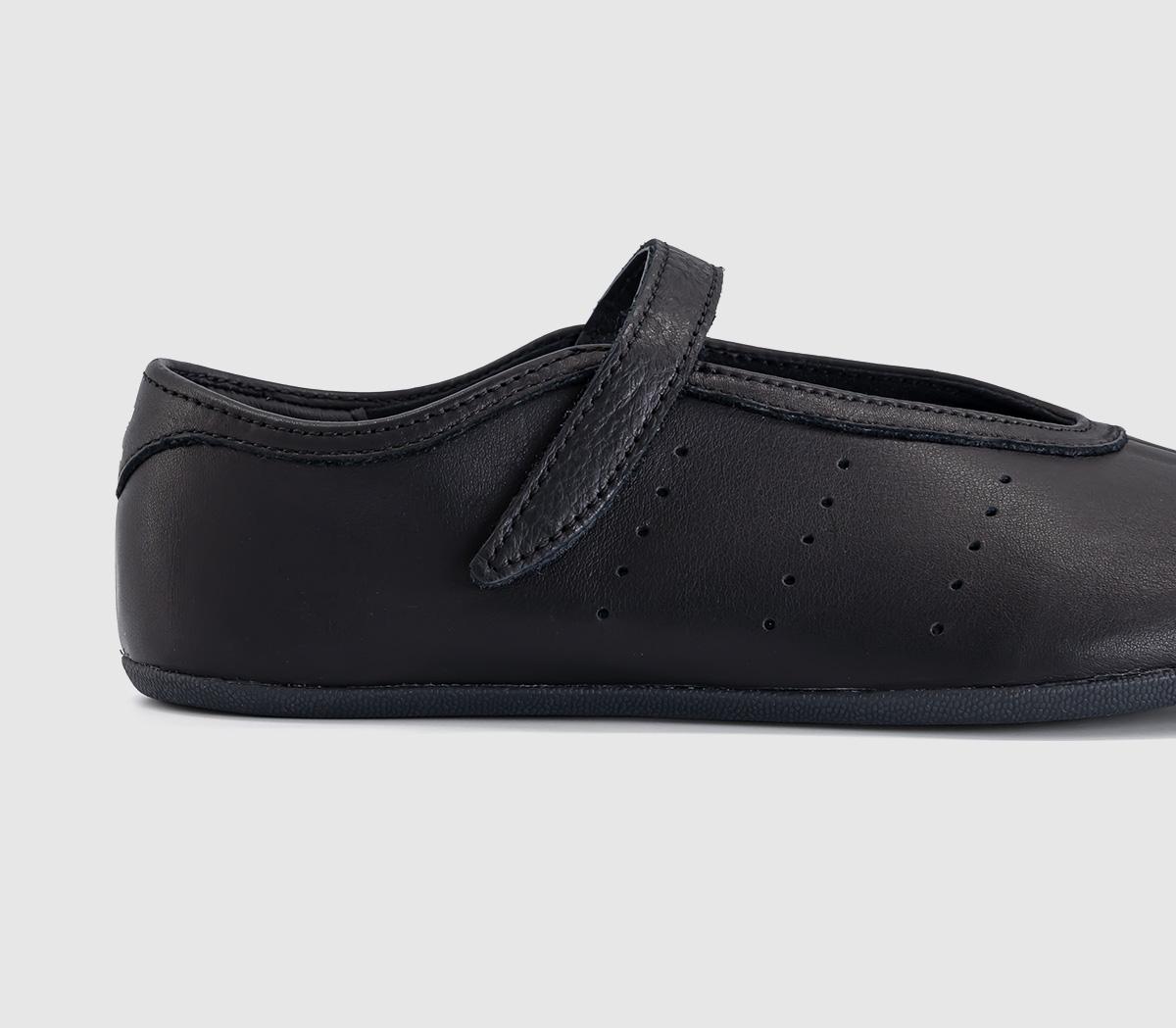 adidasStan Smith Low Ballet PumpsCore Black Cream White Gold Met