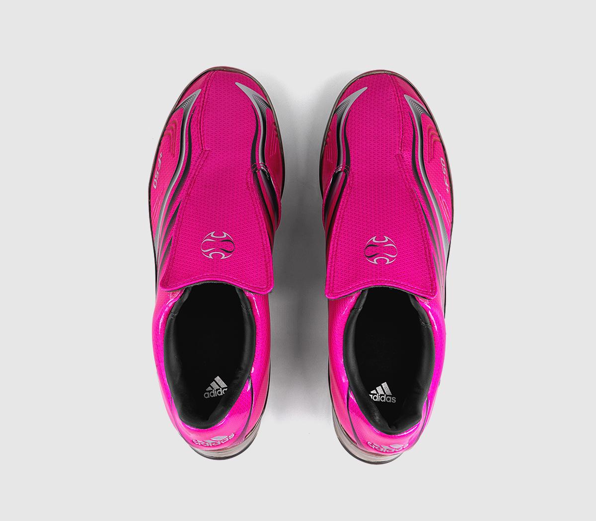 adidasF50 Adiframe TrainersShock Pink Bold Green Silver Met