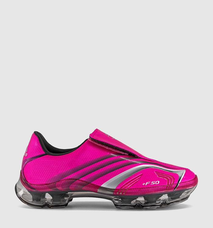 adidas F50 Adiframe Trainers Shock Pink Bold Green Silver Met