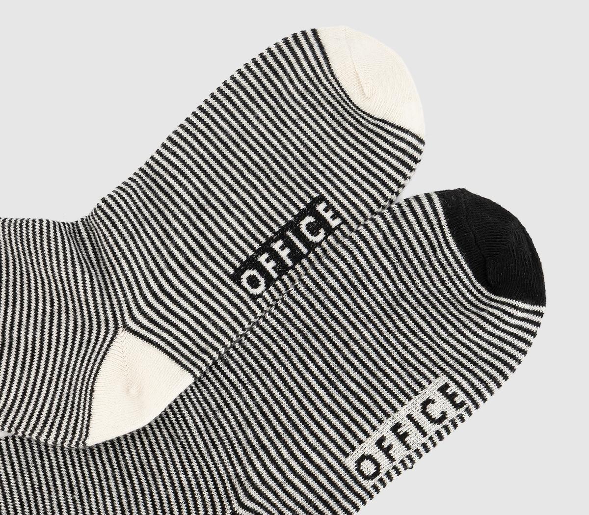 OFFICEStripey Socks 2 PackMixed