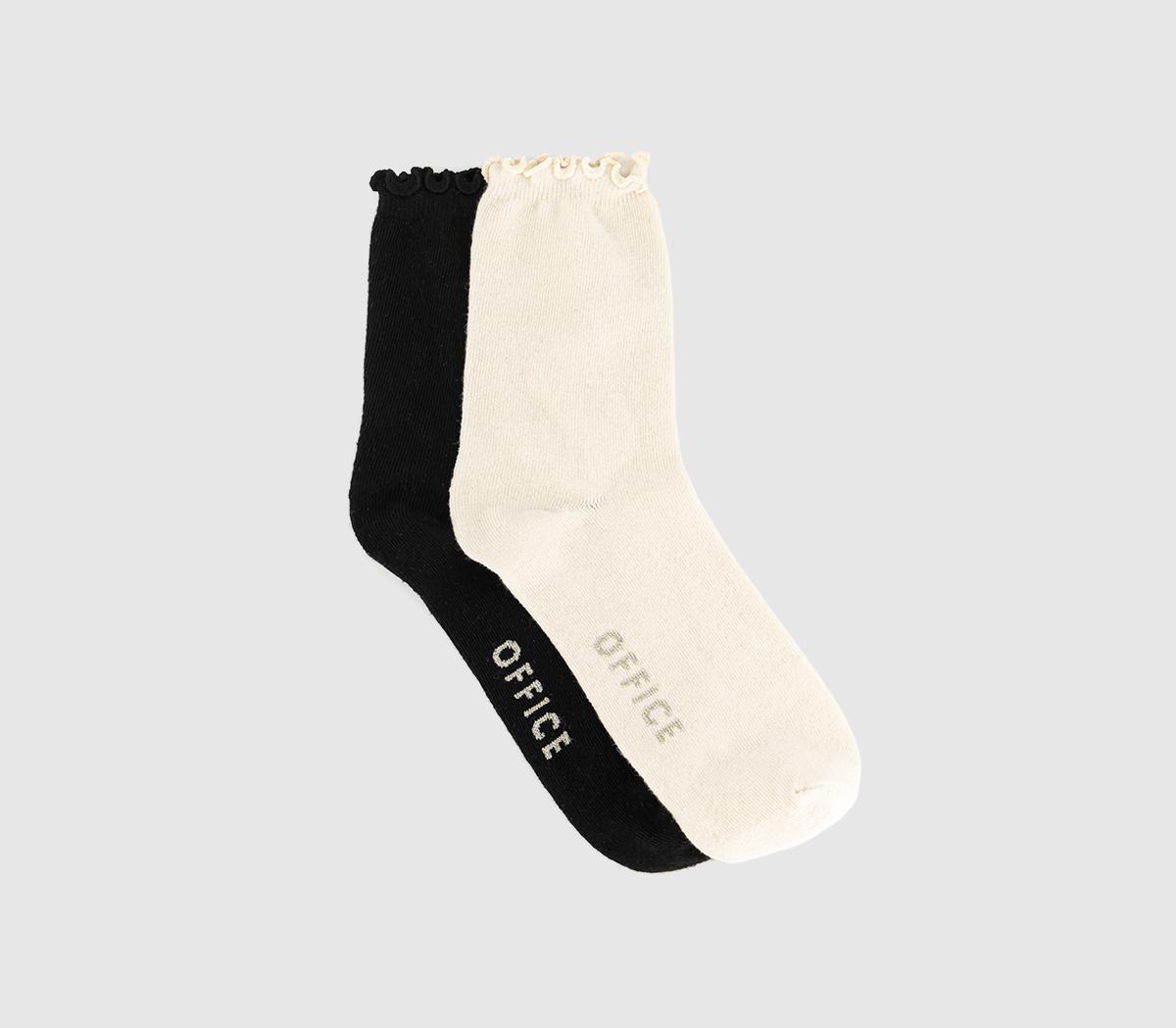 OFFICEFrill Socks 2 PackMixed