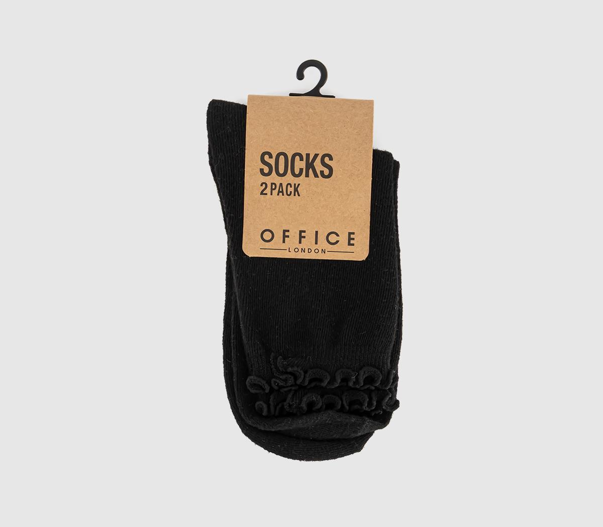 OFFICEFrill Socks 2 PackMixed