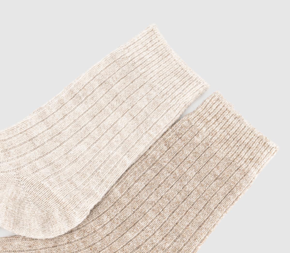 OFFICEChunky Knit Socks 2 PackMixed