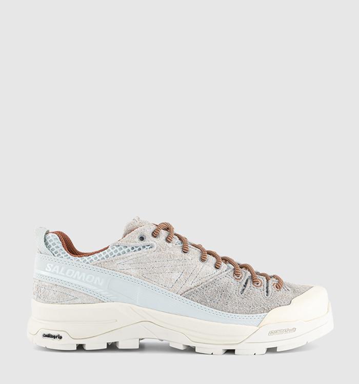 Salomon X-ALP Suede Trainers Ice Flow Quarry Russet