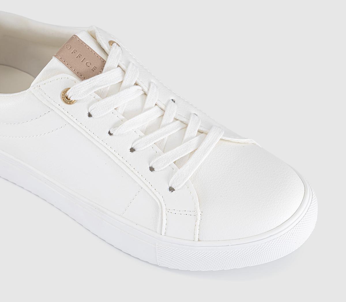 OFFICETally Lace Up TrainersWhite