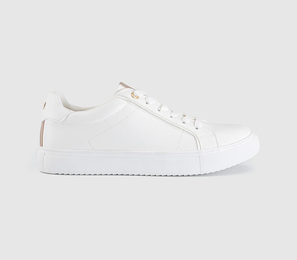 OFFICETally Lace Up TrainersWhite