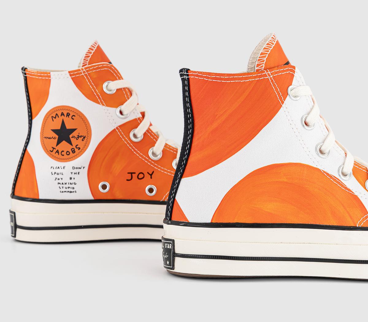 ConverseChuck 70 X Marc JacobsWhite Mandarin Orange Black