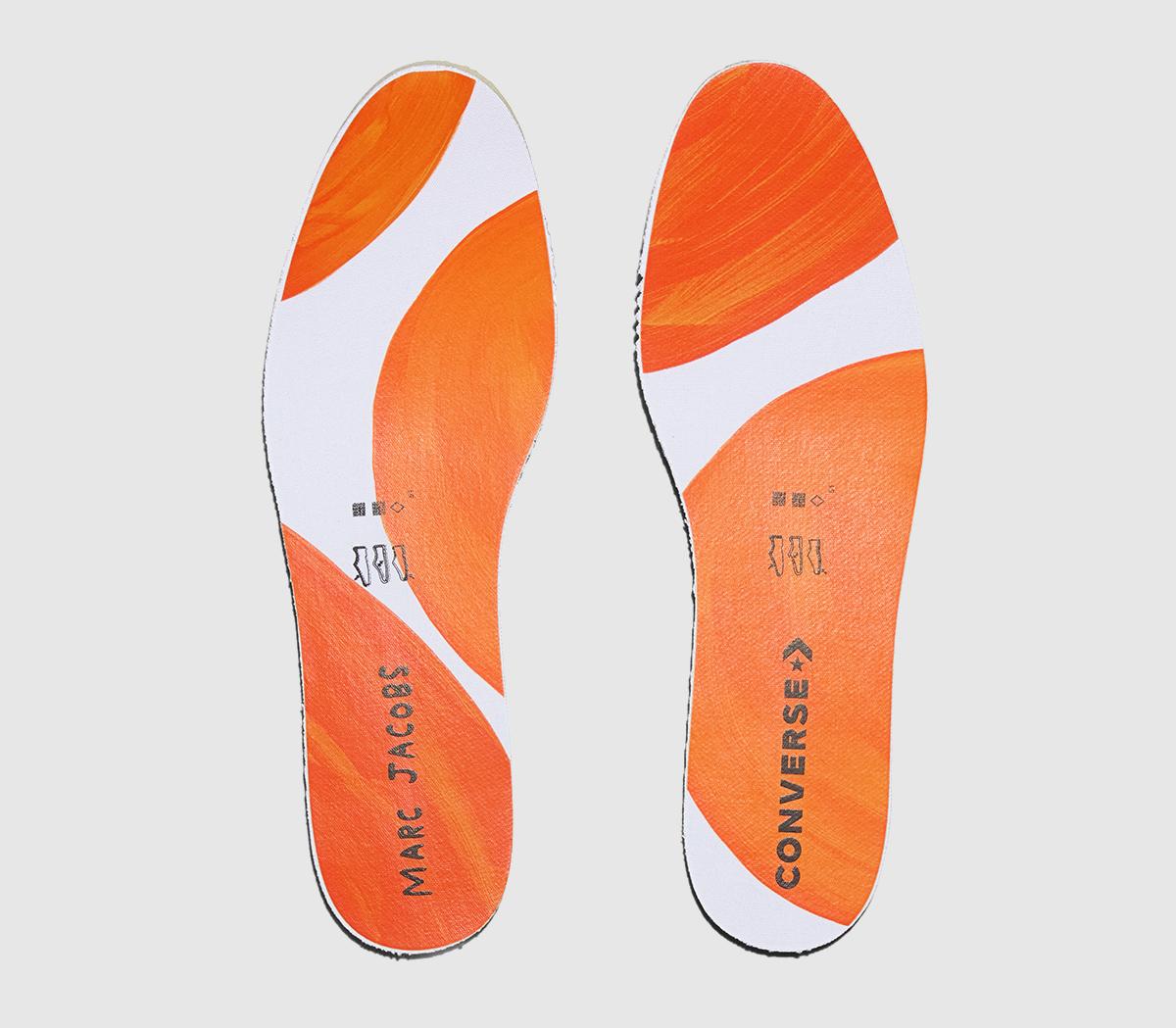 ConverseChuck 70 X Marc JacobsWhite Mandarin Orange Black