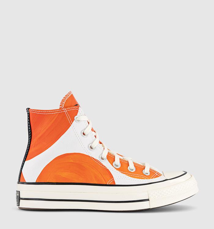 Converse Chuck 70 X Marc Jacobs White Mandarin Orange Black