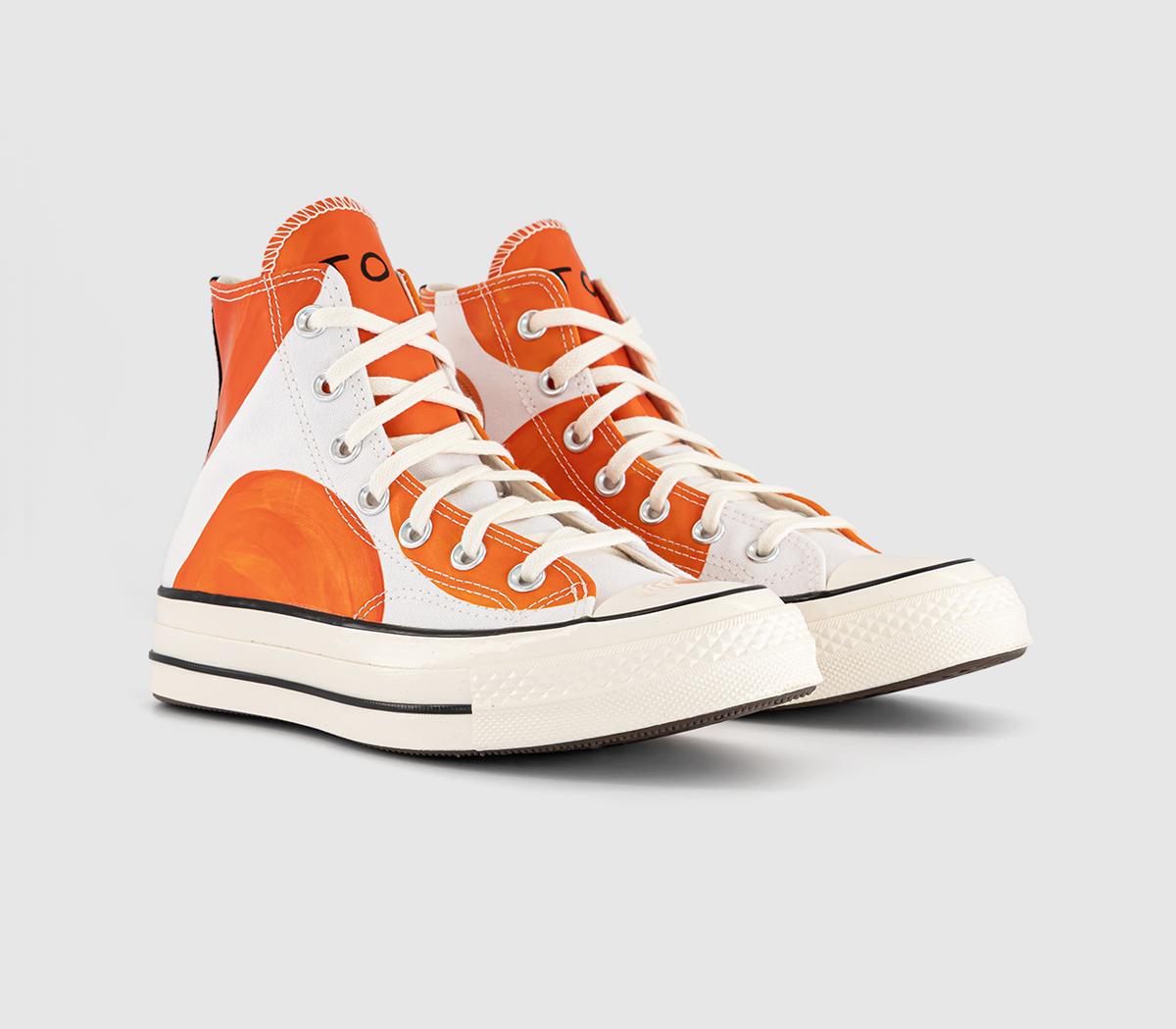 ConverseChuck 70 X Marc JacobsWhite Mandarin Orange Black