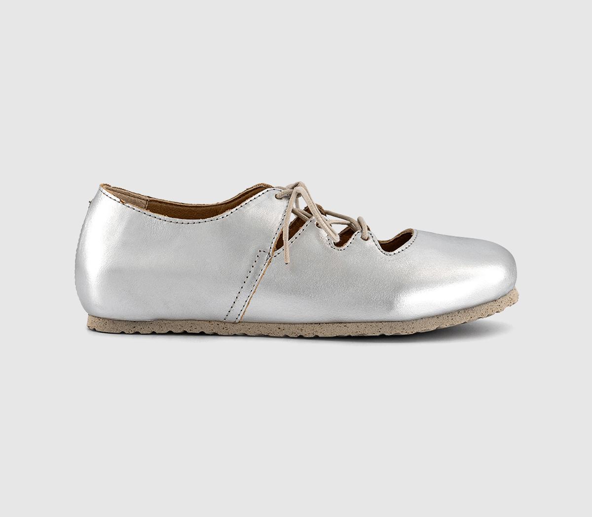 BIRKENSTOCK Rye Ballet Shoes Silver - Flat Shoes for Women