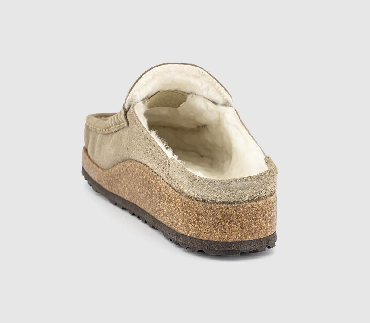 BIRKENSTOCKNaples Shearling LoafersTaupe Suede