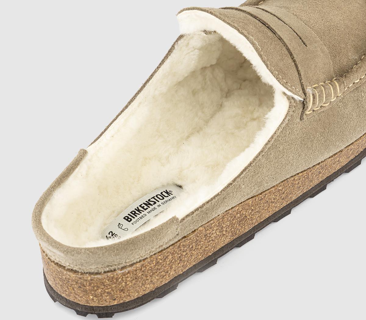BIRKENSTOCKNaples Shearling LoafersTaupe Suede