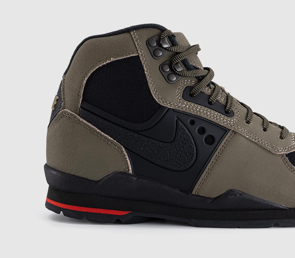 NikeBaltoro BootsOlive Khaki Black University Red Qs