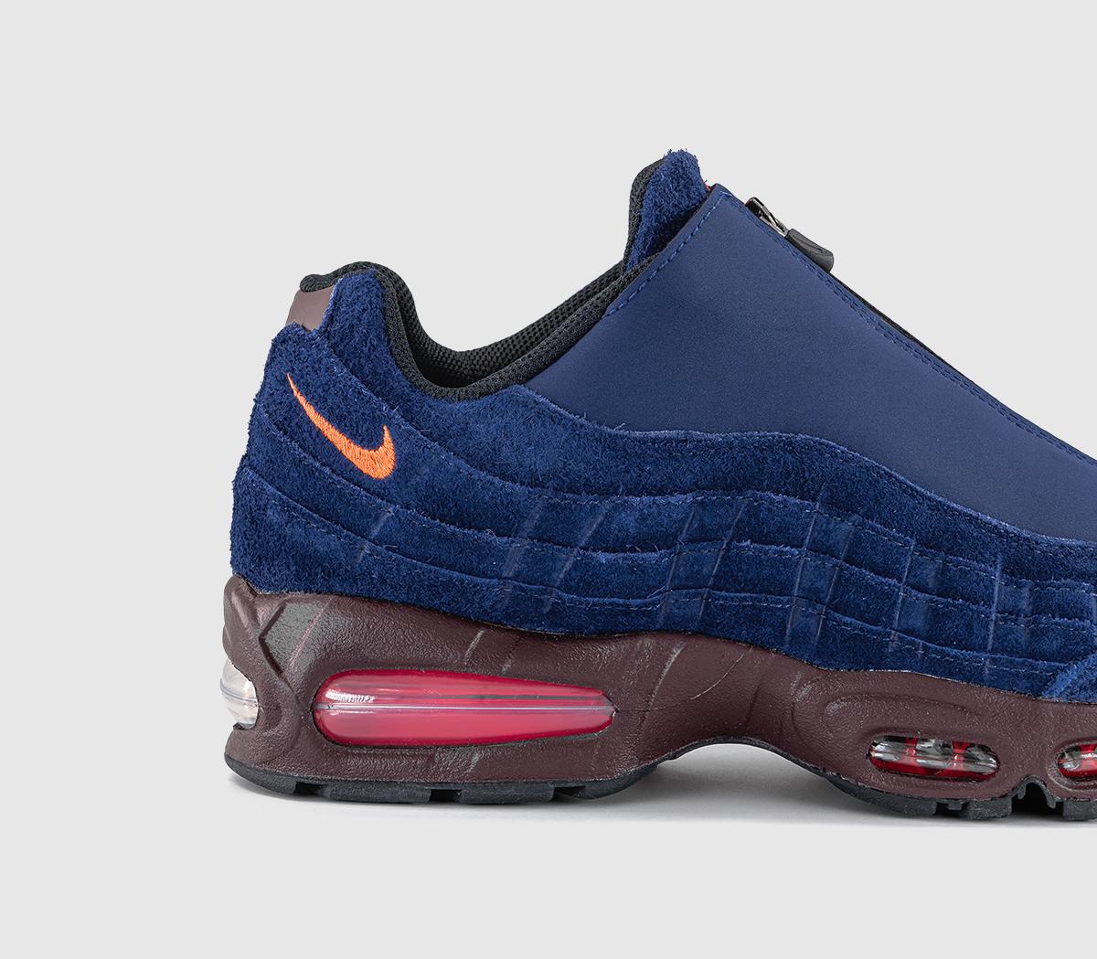 NikeAir Max 95 Zip TrainersLoyal Blue Hyper Crimson El Dorado Bright Crimson