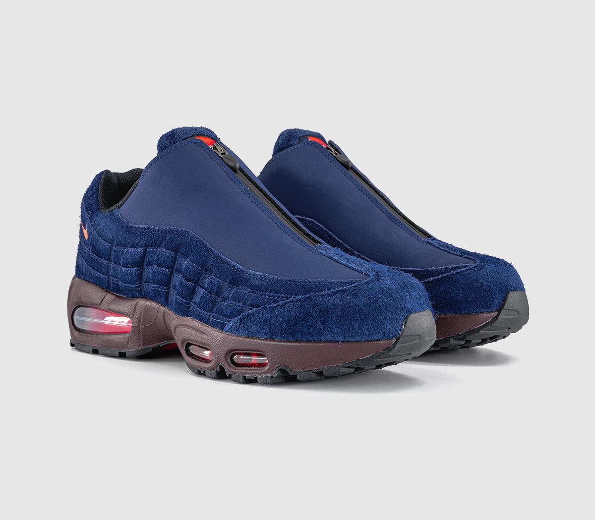 NikeAir Max 95 Zip TrainersLoyal Blue Hyper Crimson El Dorado Bright Crimson