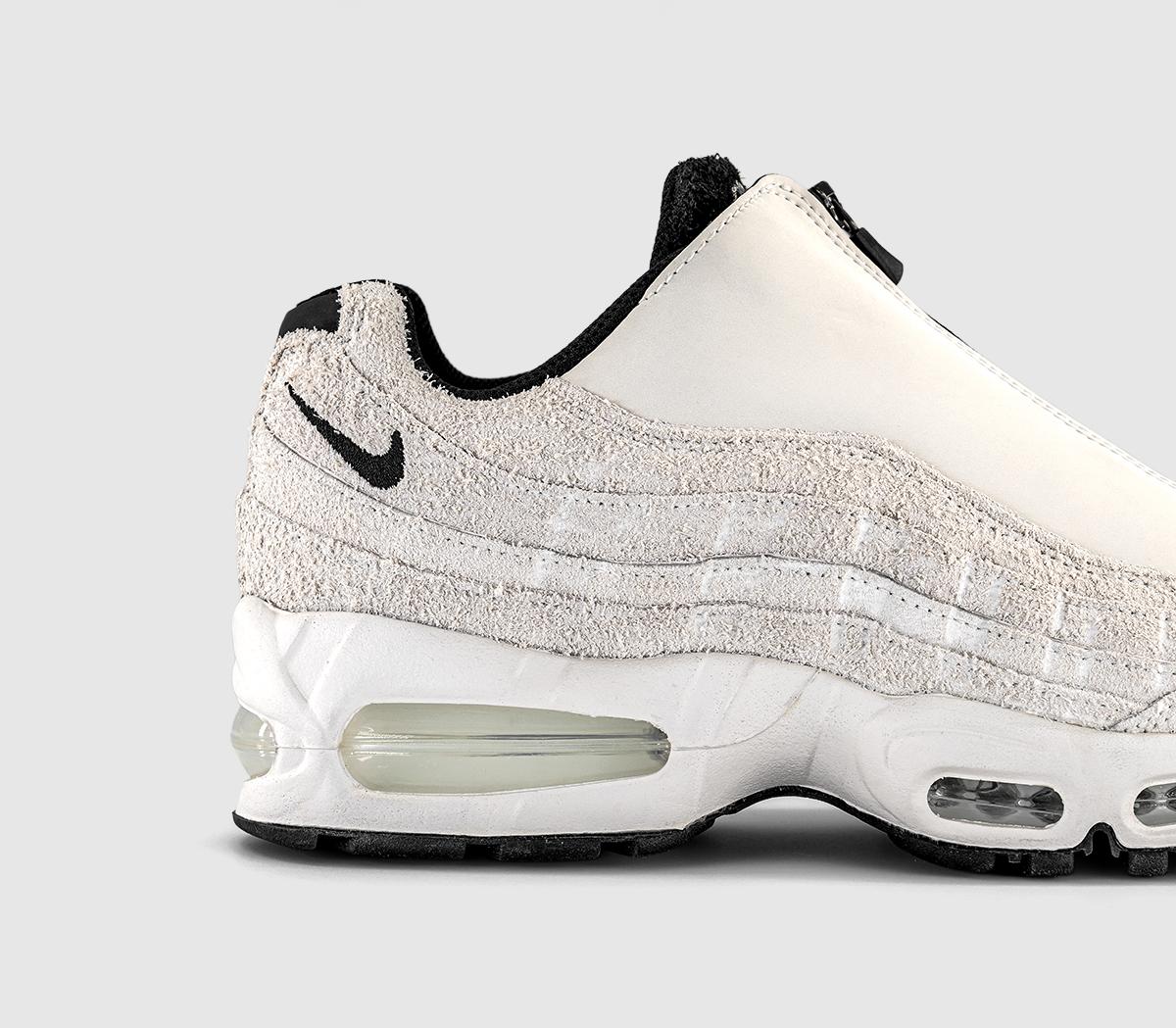 NikeAir Max 95 Zip TrainersPhantom Black Light Crimson Smoke Grey