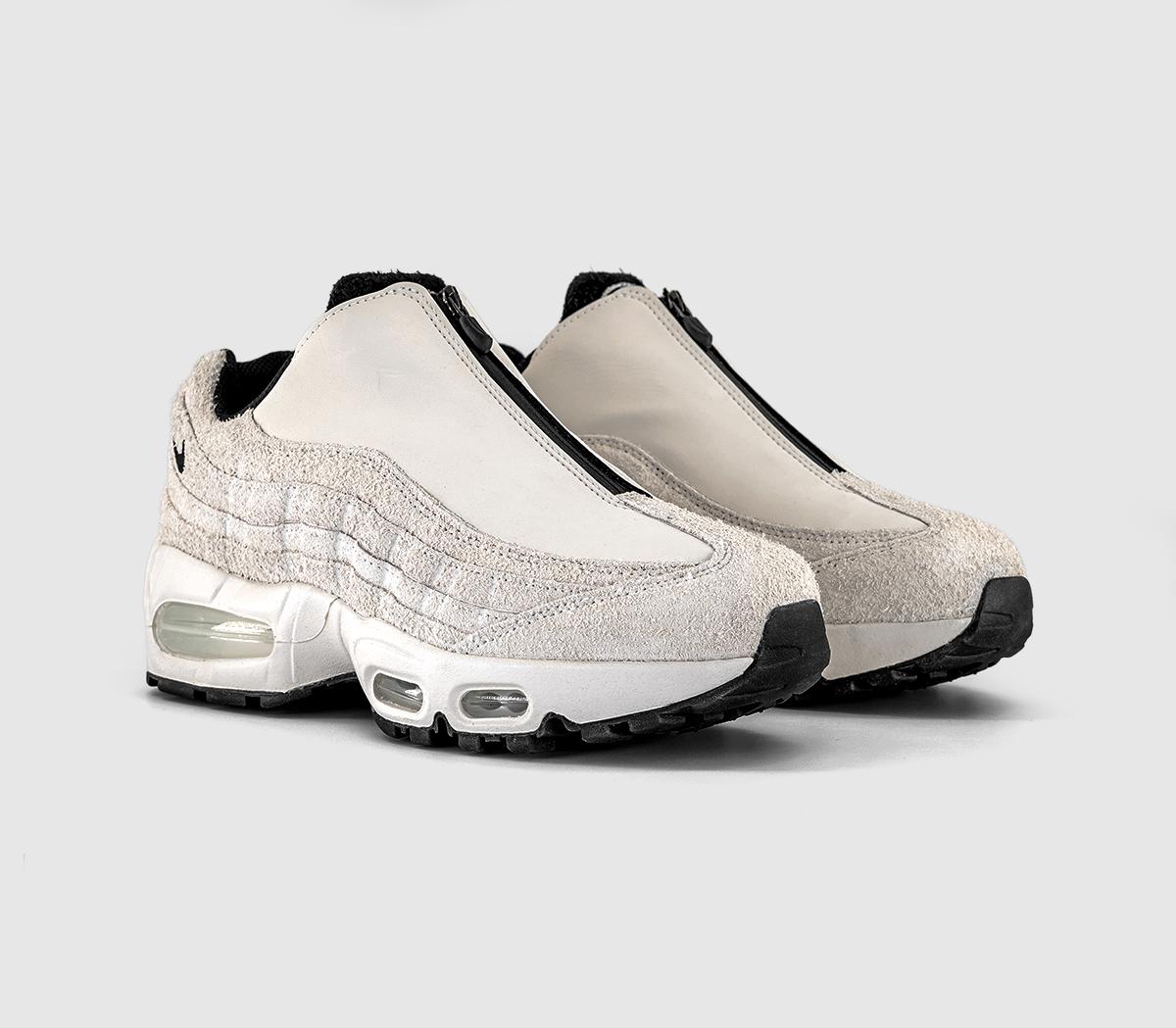 NikeAir Max 95 Zip TrainersPhantom Black Light Crimson Smoke Grey