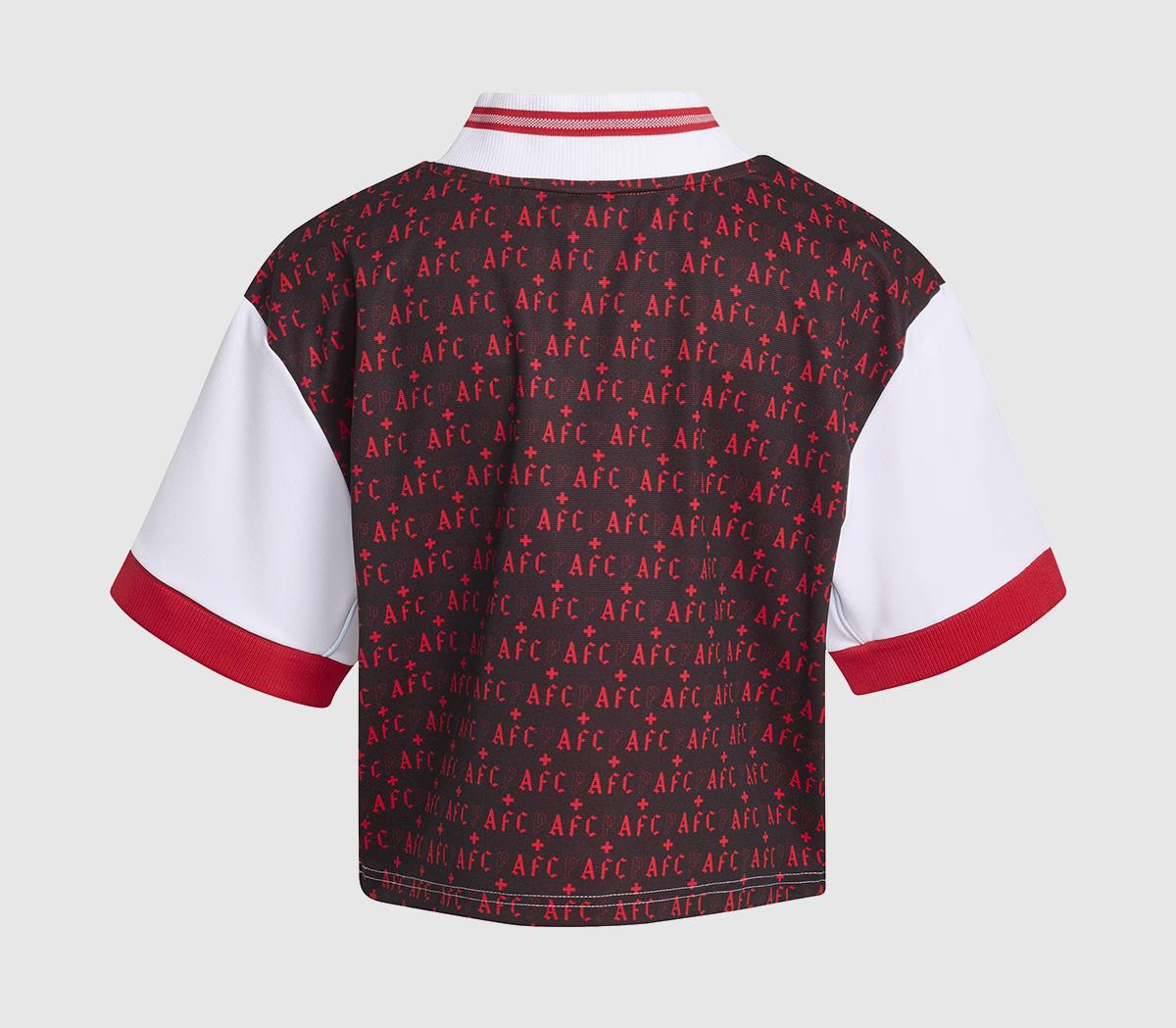 adidasAFC P+F Cropped Jersey W	Black White