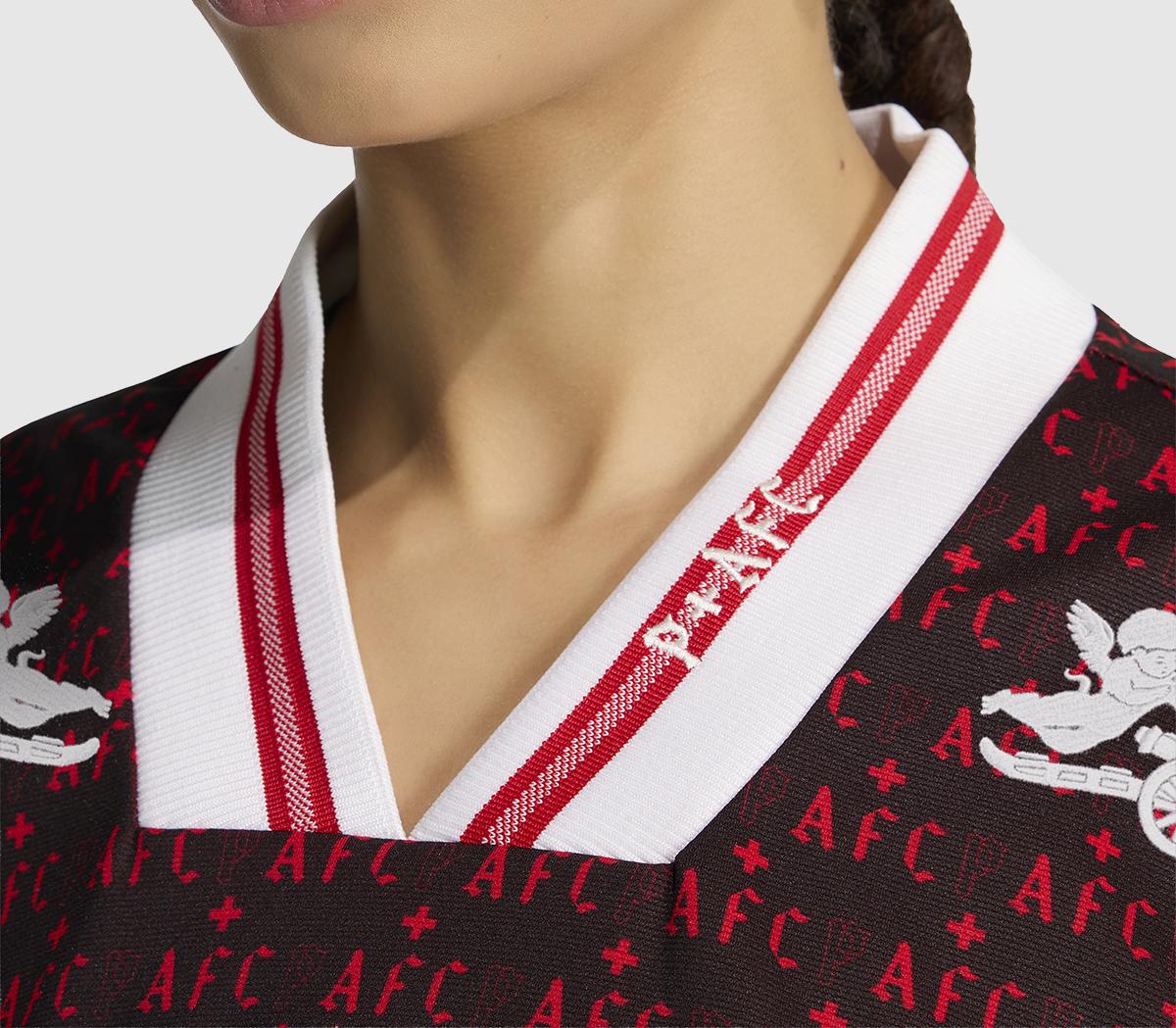 adidasAFC P+F Cropped Jersey W	Black White