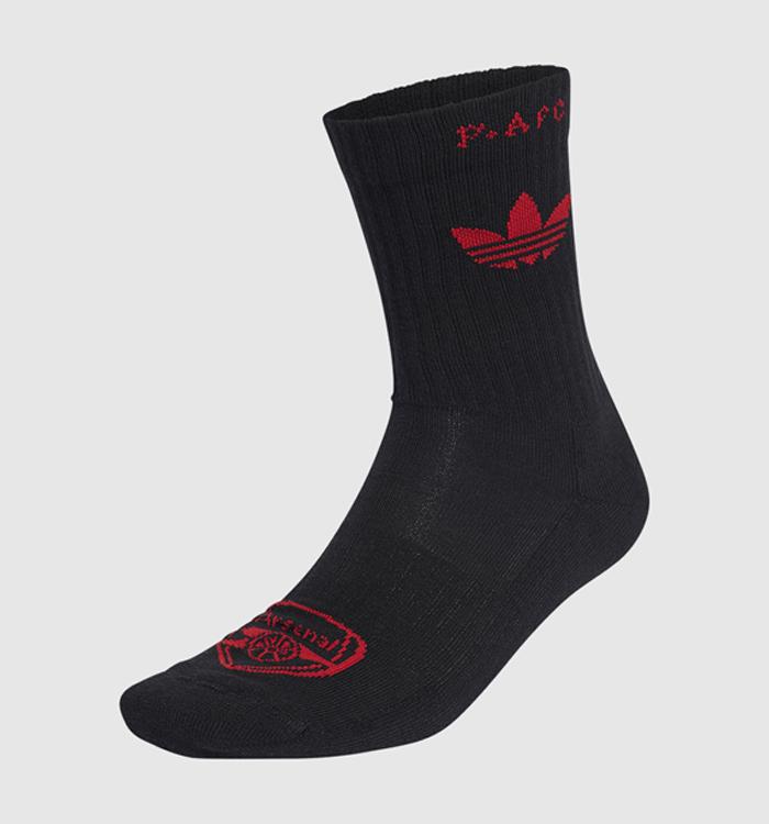 adidas AFC x P+F Socks Black Better Scarlet