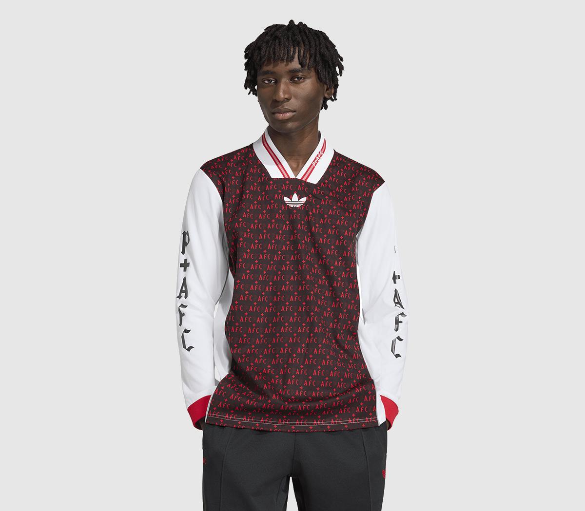 adidasAFC P+F Long Sleeve JerseyBlack White