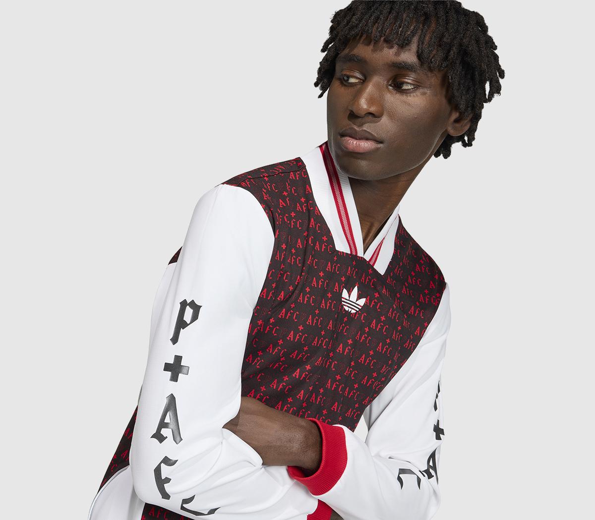 adidasAFC P+F Long Sleeve JerseyBlack White