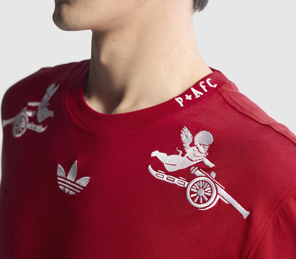 adidasAFC x P+F TeeBetter Scarlet