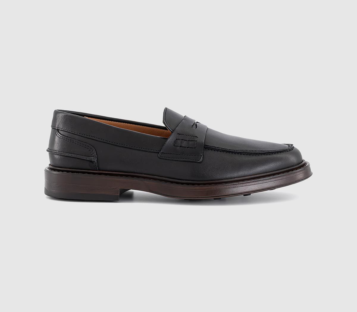 PostePerry Saddle LoafersBlack Leather