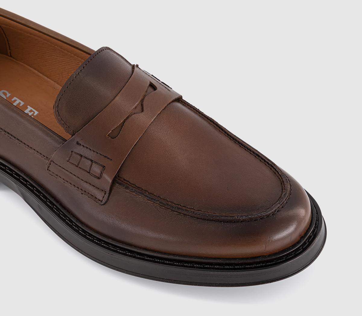 PostePerry Saddle LoafersBrown Leather