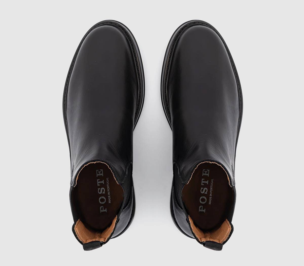 PostePedro Smart Chelsea BootsBlack Leather