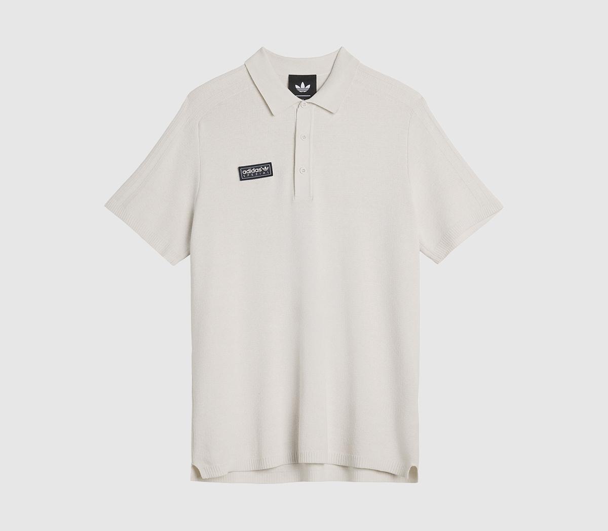 adidas Bispham SPZL Polo Shirt Chalk White - Men's Clothing