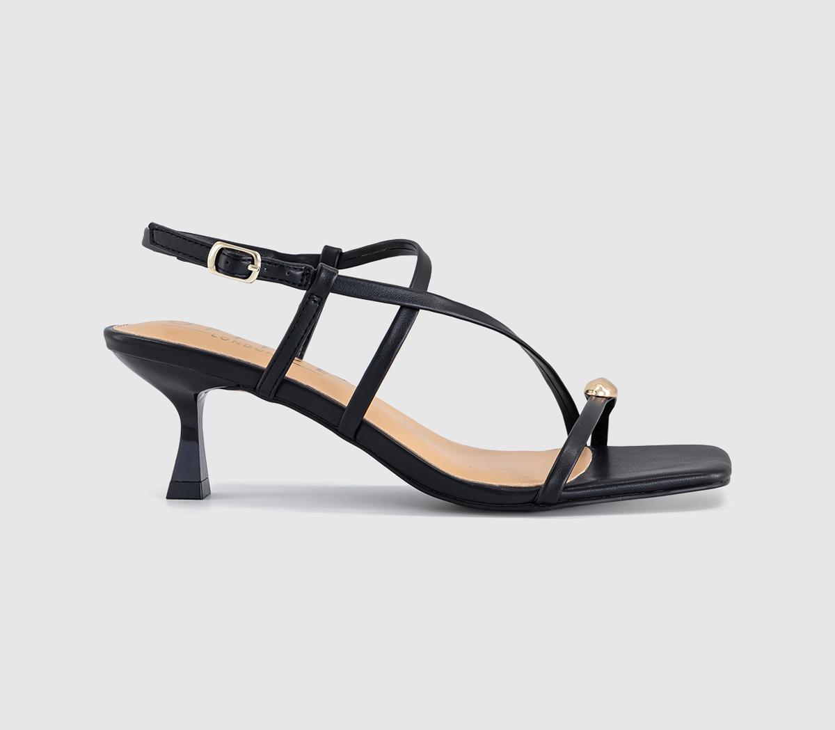 OFFICEMia Hardware Detail Heeled SandalsBlack