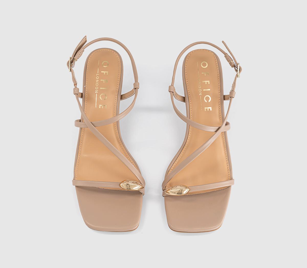 OFFICEMia Hardware Detail Heeled SandalsTaupe